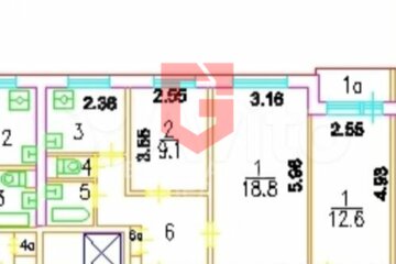 2-к квартира, 44 м², 7/9 эт.