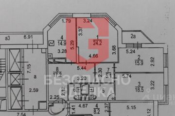 3-к квартира, 108 м², 9/23 эт.